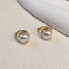 Aretes de Perlas para Mujer, Diseño Nicho, Aretes de Alta Gama, Estilo Nuevo y Moderno 2024, Pendientes Retro Elegantes de Celebridad de Internet
