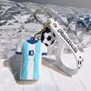 Llavero Colgante de Jersey de Fútbol Estudiante Colgante de Mochila Escolar Llavero Arcade Pequeño Regalo Llavero Personalización