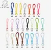 Llavero Corto Cordón Accesorios Bolsa Muñeca Cordón Anticaída Teléfono Cordón Botella de Agua Correa Cuerda Cuerda Tejida Colorido