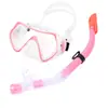 Máscara Integrada para Adultos com Campo de Visão Amplo Óculos de Mergulho conjunto Snorkel Sanbao Impermeável Tubo de Snorkel Semi-seco Equipamento de Óculos