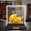 Adorno de Col Rociado Dorado Arena Cien Fortunas Como Desees Decoración de Estudio en Casa Seguro Regalo de Apertura de Banco Adorno de Atracción de Riqueza