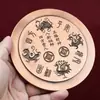 Figuritas personalizadas de doble cara de montaña y mar, con las Cuatro Bestias Divinas y los Ocho Trigramas, para alejar los malos espíritus, atraer la riqueza y decorar entradas, oficinas y hogares durante ceremonias de inauguración de casa o de negocios.
