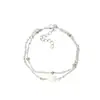 Pulsera de Perlas de Agua Dulce de Moda Transfronteriza Europea y Americana para Mujer Diseño Nicho Simple Joker Geométrica Multicapa Venta al por Mayor