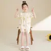 Pijama de Verano de Moda para Niños Algodón Nube Manga Corta 2026 Nuevo Estilo Conjunto de Dos Piezas para Niñas Ropa de Casa de Verano para Niñas Pequeñas