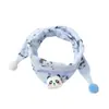Cachecol para Bebê Outono e Inverno Estilo Coreano Desenho Animado Algodão Puro Cachecol Triângulo para Bebê Cachecol de Inverno à Prova de Vento para Bebês e Meninas