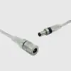Conector DC 5521 com Trava, Plugue Macho e Fêmea, Cabo de Conexão Automotiva, Conector à Prova d'Água, Cabo de Alimentação para Uso em Veículo