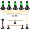 Equipo de Entrenamiento de Baloncesto, Tubos en Forma de Cono, Postes Marcadores, Obstáculos de Cono de Helado, Equipo Auxiliar para Control de Balón de Fútbol