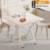 Mesa Pequena Mesa Dobrável Mesa de Jantar Doméstica Mesa Redonda Simples Casa de Aluguel Barraca Portátil Externa Mesa de Jantar Quadrada para Apartamento Pequeno
