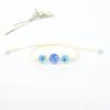 Suministro de fábrica pulsera de flor seca Jingdezhen flor de encaje gypsophila narcisos flor de cerezo flor de durazno pulsera para amigas estudiantes