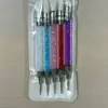 Conjunto de pincéis de 6 peças com pontas variadas e cerdas de nylon para pintar bonecos de gesso, pintura a óleo digital, coloração acrílica e pintura manual