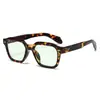Nuevas gafas de sol cuadradas clásicas europeas y americanas para hombre y mujer, con detalles de remaches, modernas y versátiles, gafas de sol personalizadas para exteriores casuales