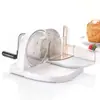 Manual de Fábrica Panificadora Rebanadora de Pan de Acero Inoxidable con Mango de Empuje Componentes Tostada Herramienta de Rebanado Rápido Venta al por Mayor
