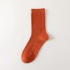 Calcetines de Doble Aguja Calcetines de Media Caña para Hombre Verano Algodón Puro Media Caña Cuatro Estaciones Otoño e Invierno Transpirables Absorbentes de Sudor Desodorantes Color Sólido Calcetines de Negocios