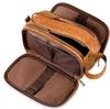 Nueva Bolsa de Tocador de Cuero para Viaje de Amazon de Gran Capacidad Multifuncional de Piel de Vaca Portátil para Cosméticos
