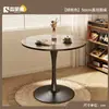 Mesa y sillas de negociación casuales mesa redonda pequeña uso doméstico estilo retro mesa redonda de comedor mesa para comer balcón tienda de té con leche mesa de café