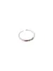 Anillo de Circonita Arcoíris para Mujer Anillo Abierto Apilable Sencillo Elegante Combinable Anillo Geométrico Delgado Anillo Fresco para Estudiantes