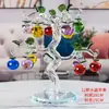 Lujo Ligero Árbol de Dinero de Cristal Árbol de Manzana Decoración del Hogar Inauguración de Casa Boda Casa Nueva Mudanza Regalo Creativo
