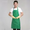 Avental de Chef Impermeável e à Prova de Óleo, Estilo Coreano, Moderno para Homens e Mulheres, PVC Impermeável Simples para Trabalho na Cozinha