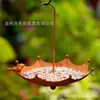 Paraguas Popular Oxidado Transfronterizo, Comedero para Pájaros con Forma de Paraguas, Colgante para Jardín y Patio, Artesanías de Metal