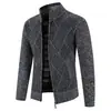 Transfronterizo 2024 Nuevo Llegada Chaqueta Gráfica Rombo Suéter Cardigan Casual para Hombre Chaqueta Suéter de Lana para Hombre