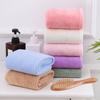 Gorro para secar el cabello, venta al por mayor, forro polar coral, nuevo pañuelo coreano de color liso, toalla absorbente para secar el cabello, gorro de ducha, toalla