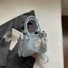 Bolsa pequena simples estilo coreano ins para mulheres, nova bolsa de mão com padrão trançado 2026, bolsa transversal de moda casual, bolsa quadrada pequena da moda
