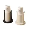Portavasos de Papel Casual Estante de Almacenamiento de Vasos Desechables para el Hogar Estante de Almacenamiento Multifuncional para Vasos de Café y Té con Leche de Escritorio Dispensador de Vasos