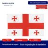 Bandeira da Geórgia bandeira de cruz simétrica Geórgia 90*150cm bandeira de poliéster ponto cruz especial transfronteiriça