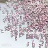 Rosa Fondo Plano Manicura Mini Pequeño Circonita Destello Joyería para Manicura Fondo Plano Forma Especial Diamante Manicura Diamante Portátil Uña Venta al por Mayor