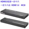 Distribuidor HDMI 1 entrada 16 salidas Audio y Video HD 1 entrada 16 compatible con 4K30 Video 3D