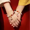 Pulsera de Dieciocho Semillas estilo Tiktok del Monte Putuo para Hombres, Rezos Portátiles para el Año de Nacimiento, Bodhi Estrella y Luna Buda