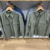 Estilo Japonês~Camisa de Trabalho Solta Masculina Feminina Jaqueta Fina Manga Longa Camada Externa Camisa Estilo Montanha Camisa Interna S462092