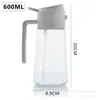 Botella Portátil de Aceite en Spray, Botella de Aceite de Vidrio de Doble Propósito para Rociar y Verter, Botella de Aceite en Spray con Niebla Libre de Aceite para Cocina del Hogar