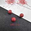 Accesorios de Cinabrio de Alto Contenido Emperador Sha Fu Palabra Yuanbao Ruyi Hecho a Mano DIY Abalorios Pulsera Collar Accesorios