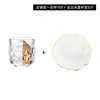Taza de Té Cabeza de Buda de Cristal Chinoiserie Si Jin, Taza Esmerilada de Maestro Zen, Taza de Té Dios Magia Kung Fu, Caja de Regalo