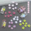 Decorações de Arte de Unha Mini Flor Plumeria Atacado Flor de Cinco Pétalas 3D Decoração de Unha Usável DIY Pedras Strass de Resina