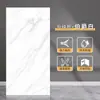 Papel Tapiz Estilo Ins Autoadhesivo Imitación Mármol Panel de Aluminio-Plástico Decoración de Pared Azulejo Adhesivo de Pared Patrón Moderno Minimalista Adhesivo de Pared