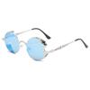Gafas de sol steampunk transfronterizas de moda, gafas de sol polarizadas europeas y americanas con pintura de punta redonda, gafas de sol personalizadas para hombres y mujeres