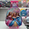 Bolsa Escolar de Carrito Fijo de Dibujos Animados de Comercio Exterior de 14 pulgadas para Estudiante de Primaria Mochila Infantil de Caparazón Duro 3D con Ruedas para Hombres y Mujeres