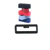 Para Reloj Huawei/Huami Xiaomi/Jiaming con Anillo Móvil 26/20/22mm Punto de Tarjeta Grande Anillo Fijo de Silicona