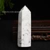 Adornos de Columna de Cristal Natural Hogar Oficina Sala de Estar Escritorio Decoraciones de Prisma Hexagonal Cristal Amarillo Rosa Púrpura Blanco Piedra Original