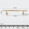 Ventas Directas de Fábrica Tirador de Puerta de Gabinete Francés Nórdico Moderno Simple Lujo Ligero Gabinete Cajón de Gabinete Manija de Hardware de Agujero Único