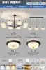 Lustre retrô estilo americano para sala de estar, novo modelo 2026, design de luxo leve italiano, luminária principal de cristal de alta qualidade, conjunto completo para toda a casa