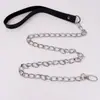 YSF Productos para Adultos Collar Cuello Venta al por Mayor Juguete de Cuero Correa Negra Ropa de Flirteo Sexual SM Portátil