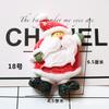 Accesorios navideños de gran tamaño, muñeco de nieve navideño, árbol de Navidad, refrigerador, teléfono, decoración de belleza, accesorios de resina para bricolaje