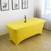 Juego de Mesa Elástico Transfronterizo Juego de Barra de Cócteles Mantel Elástico Cubierta de Mesa para Reuniones de Hotel Banquetes Mantel para Bodas al Aire Libre