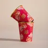Taza Especial Engrosada para Boda, Taza de Té para Boda, Vaso de Papel Desechable, Taza China para Brindis de Boda