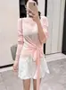 Camisa de Ar Condicionado para Mulheres 2026 Novo Estilo com Amarração nas Costas Design que Afina a Cintura, Top de Verão em Tecido Tencel com Proteção Solar