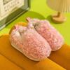 2022 Pantuflas de Algodón para Niños Zapatos de Algodón para Bebé en Casa Niños Calientes Antideslizantes Venta al por Mayor Niñas Zapatos de Felpa para Casa
