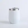Copo Térmico de Aço Inoxidável Mini 12oz Casca de Ovo Transfronteiriço Camada Dupla a Vácuo Formato U Formato de Ovo Copo de Água Venda por Atacado de Fábrica